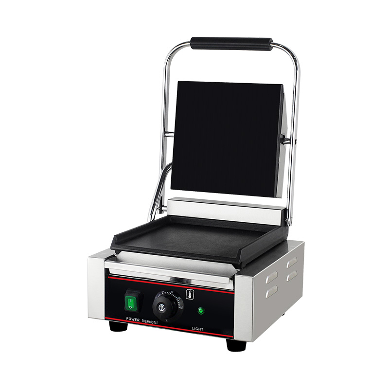 Stainless Steel Commercial Electric Panini Grill Kitchen Machine